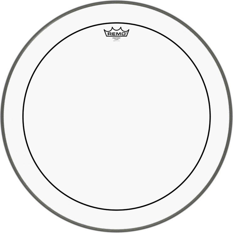 Remo - PS-1322-00 - 22" Pinstripe Clear Bass Drum head