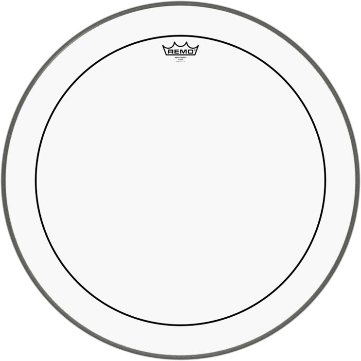 Remo - PS-1324-00 - 24" Pinstripe Clear Bass Drum head