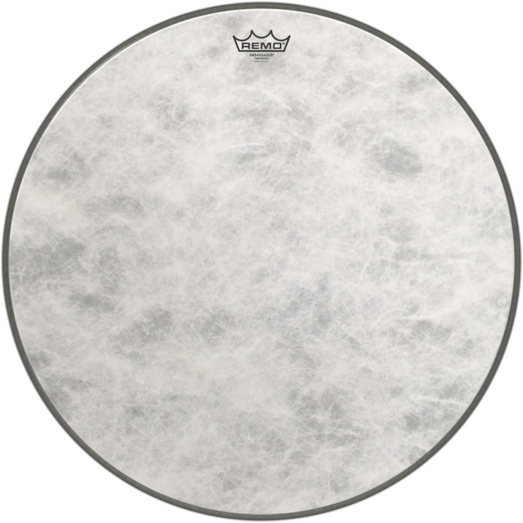 Remo - FA-1522-00 - 22" Fiberskyn 3 Ambassador Bass Drum head