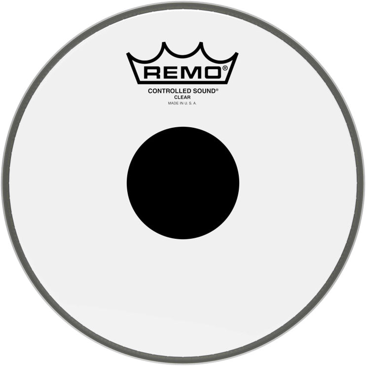 Remo - CS-0308-10 - 8" CS Clear Tom Head with black dot