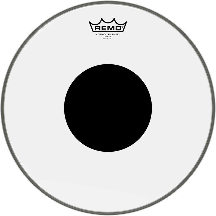 Remo - CS-0314-10 - 14" CS Clear Tom/ Snare/ Floortom head with black dot