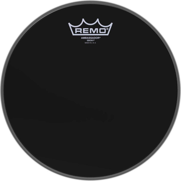 Remo - ES-0010-00 - 10" Ebony Ambassador Tom/ Snare Head