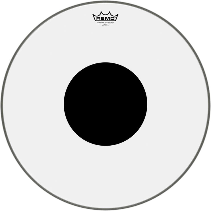 Remo - CS-0320-10 - 20" CS Clear Floortom Head with black dot