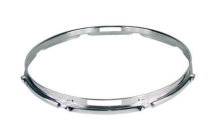 snare side drum hoop 14", chrome plated, 8 holes