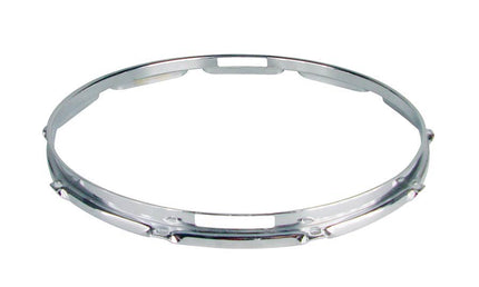 snare side drum hoop 14", chrome plated, 10 holes