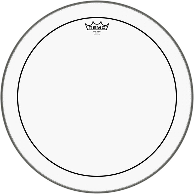 Remo - PS-0320-00 - 20" Pinstripe Clear Floortom Head