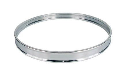 bass drum hoop, chrome plated, 18"