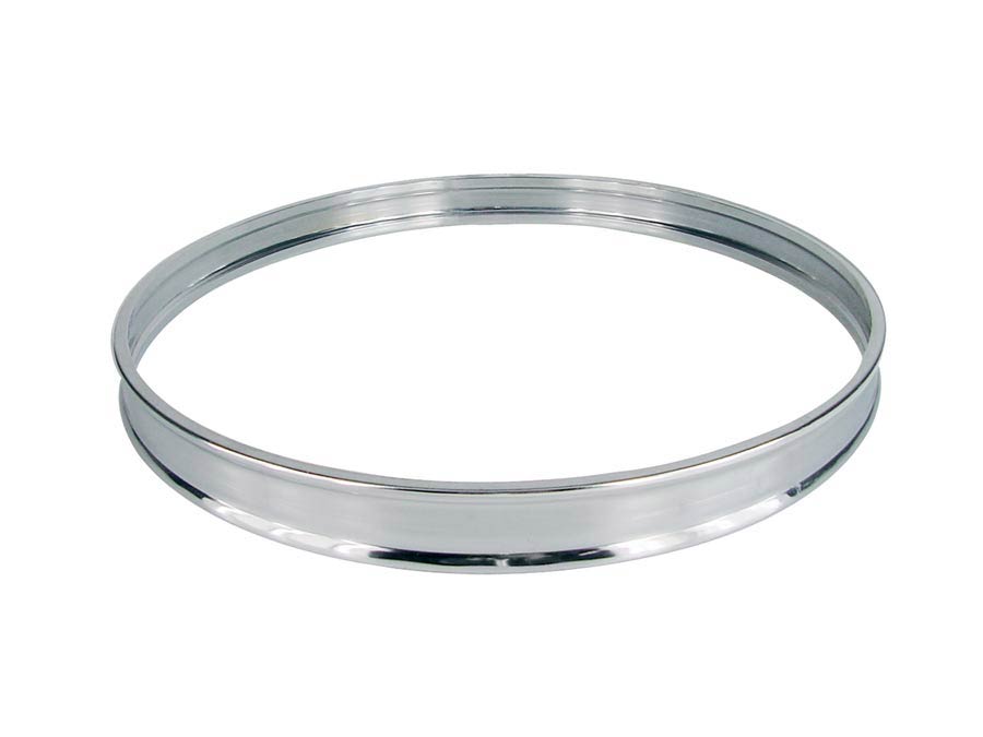 bass drum hoop, chrome plated, 18"