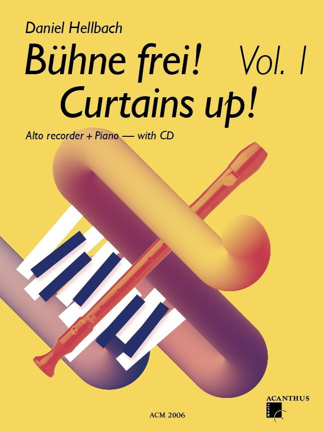 Hellbach: Bühne Frei Curtains Up - Vol. 1 (Alto Recorder and Piano)
