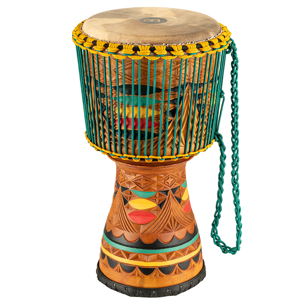 Meinl AE-DJTC2-L – Artisan Edition Carved houten djembe – 12 inch – Ornamental