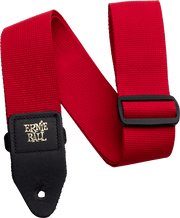 Ernie Ball Polypro Gitaarriem Rood