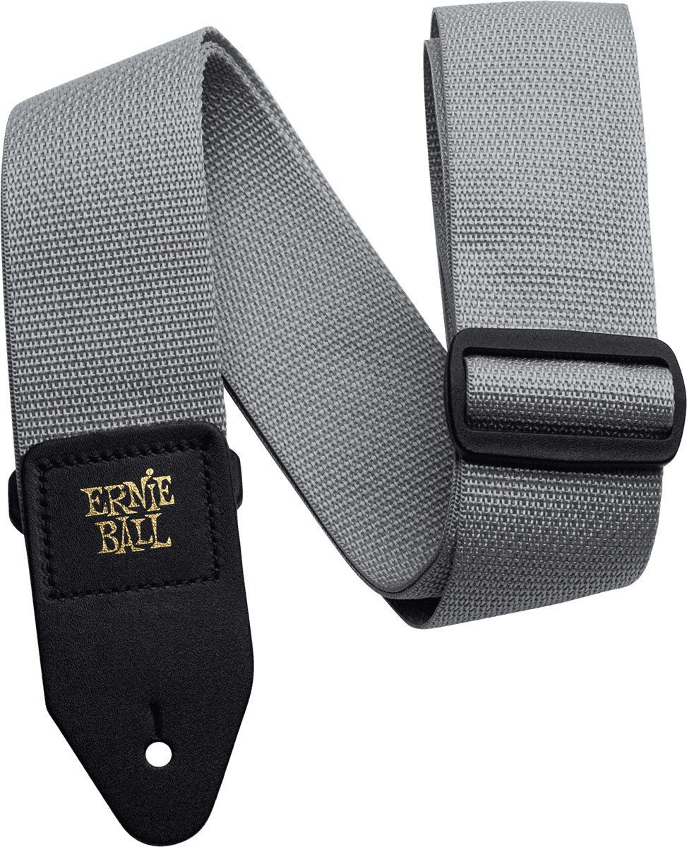 Ernie Ball Polypro Gitaarriem – Grijs