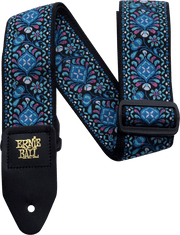 Ernie Ball Jacquard Gitaarriem – Indigo Orchid