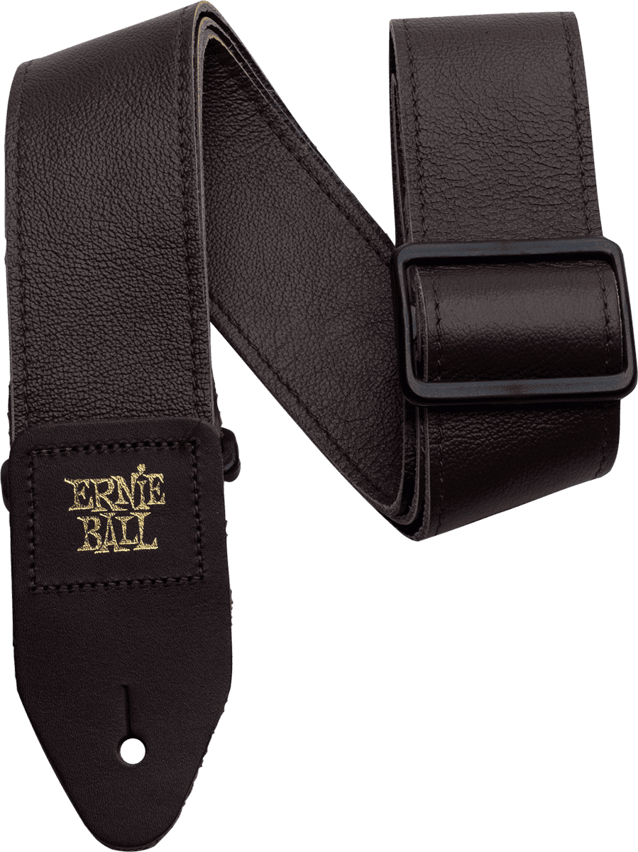 Ernie Ball Leder Gitaarriem – Bruin
