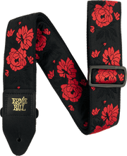 Ernie Ball Jacquard Gitaarriem – Tango rose