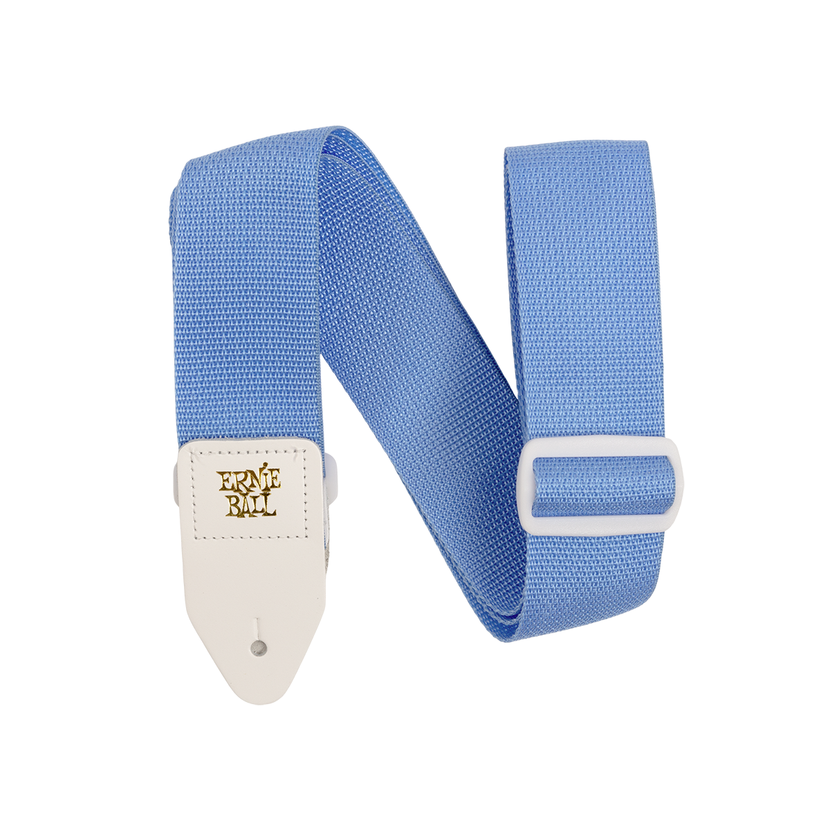 Ernie Ball Polypro Gitaarriem Wit, Blauw – Lichtblauw en wit