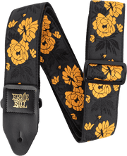 Ernie Ball Jacquard Gitaarriem – Tangerine Rose