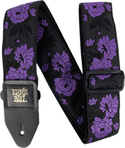 Ernie Ball Jacquard Gitaarriem – Lavender Rose