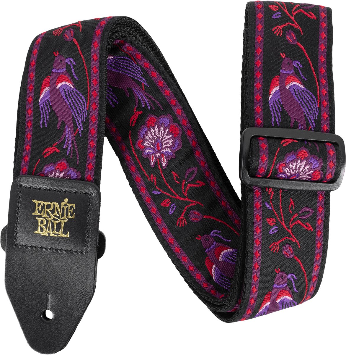 Ernie Ball Jacquard Gitaarriem – Pleasant Pheasant
