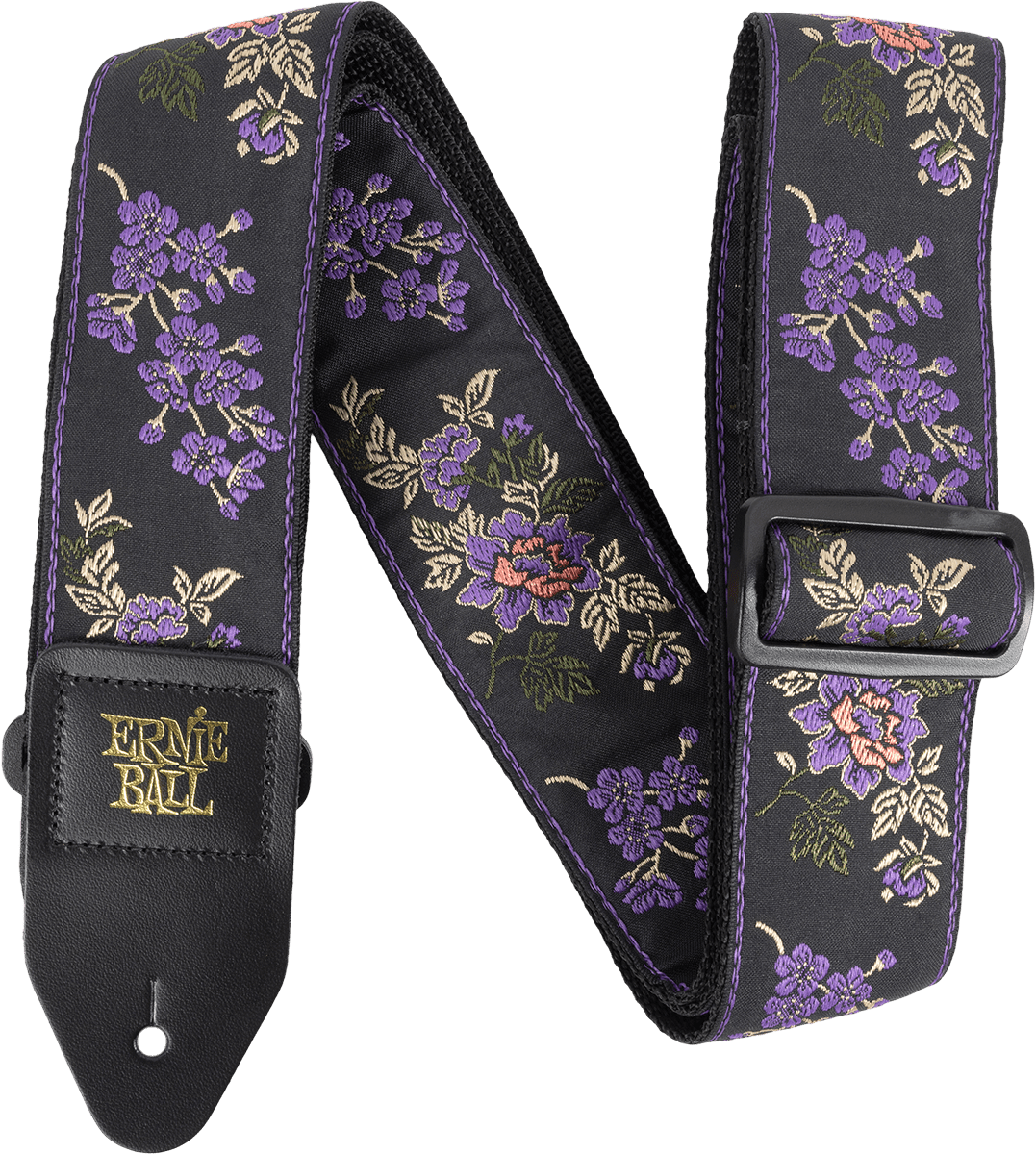 Ernie Ball Jacquard Gitaarriem – Lavender Blossom