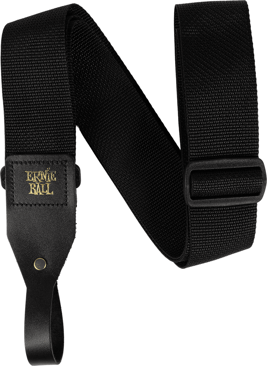 Ernie Ball Polypro Gitaarriem Zwart