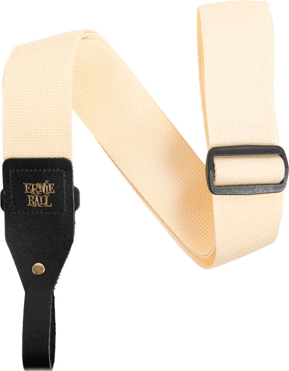 Ernie Ball Polypro Gitaarriem – Strap voor akoestische gitaar cream
