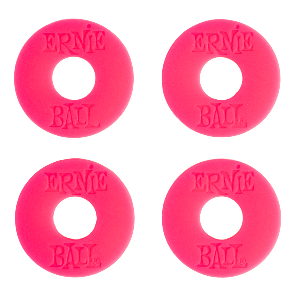 Ernie Ball Strap Blocks Roze – 4 stuks