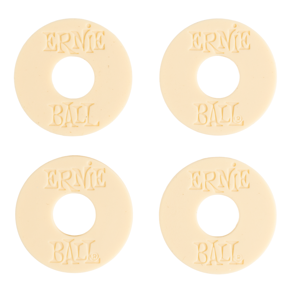 Ernie Ball Strap Blocks Crème – 4 stuks