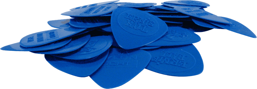 Ernie Ball Nylon Plectrums 0,53 mm Blauw 50 stuks