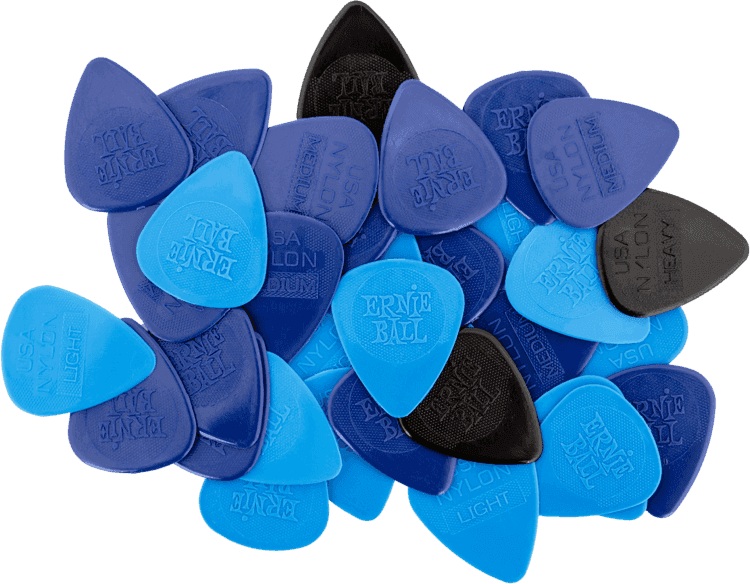 Ernie Ball Nylon Plectrums Assorti 50 stuks