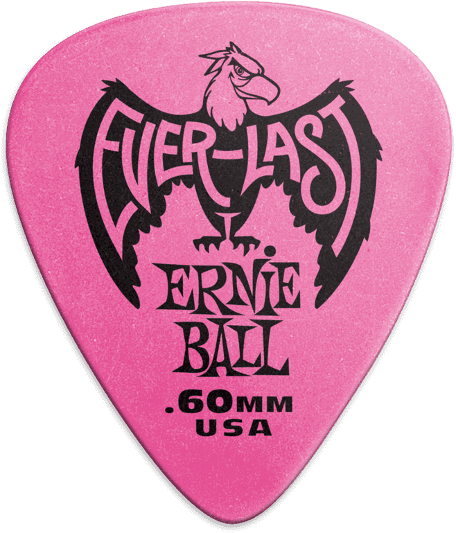 Ernie Ball Everlast Plectrums 0,6 mm 12 stuks