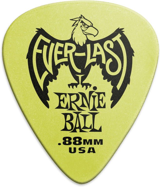 Ernie Ball Everlast Plectrums 0,88 mm Groen 12 stuks