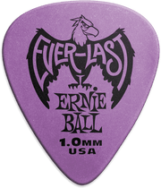 Ernie Ball Everlast Plectrums 1,0 mm Paars 12 stuks