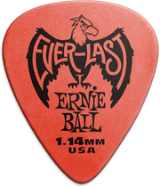 Ernie Ball Everlast Plectrums 1,14 mm Rood 12 stuks