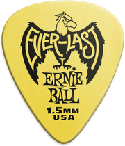 Ernie Ball Everlast Plectrums 1,5 mm Geel 12 stuks