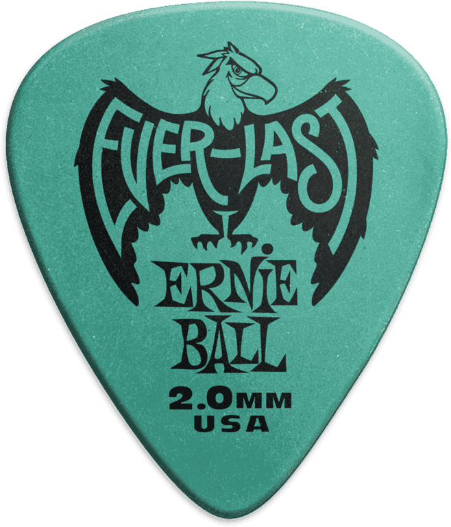 Ernie Ball Everlast Plectrums 2,0 mm Blauw 12 stuks