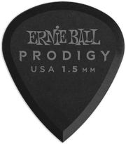 Ernie Ball Prodigy Plectrums 1,5 mm Zwart 6 stuks – Zakje met 6 zwart mini 1,5mm