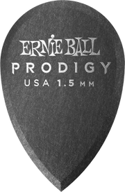 Ernie Ball Prodigy Plectrums 1,5 mm Zwart 6 stuks – Zakje met 6 zwart tear 1,5mm