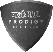 Ernie Ball Prodigy Plectrums 1,5 mm Zwart 6 stuks – Zakje met 6 zwart shield 1,5mm