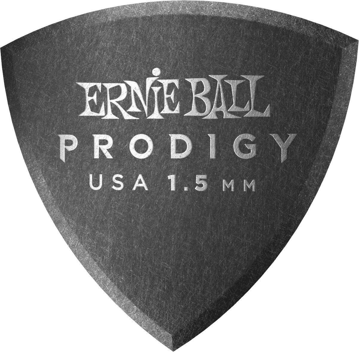Ernie Ball Prodigy Plectrums 1,5 mm Zwart 6 stuks – Zakje met 6 zwart shield 1,5mm