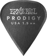 Ernie Ball Prodigy Plectrums 1,5 mm Zwart 6 stuks – Zakje met 6 zwart geslepen 1,5mm