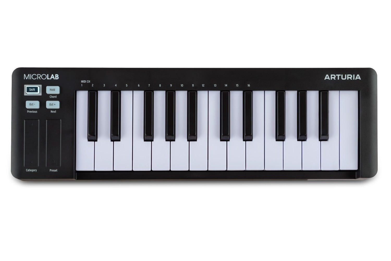 Arturia - 231512 - 25-Key Ultra Compact Midi Keyboard In Black
