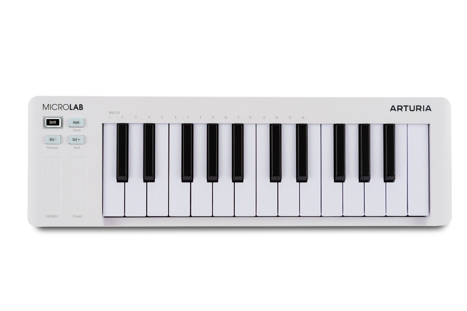 Arturia - 231511 - 25-Key Ultra Compact Midi Keyboard In White