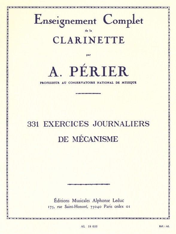 Perier: Exercises Journaliers
