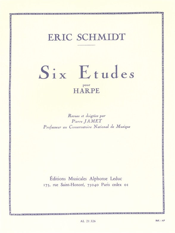 Eric Schmidt: Six Etudes