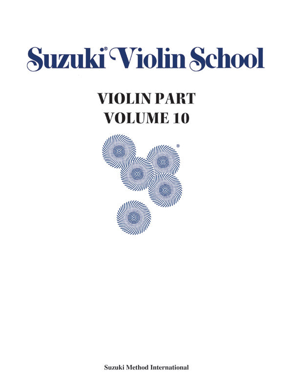 Shinichi Suzuki: Violin School 10