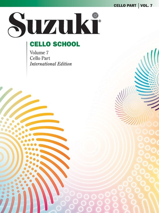 Suzuki Cello School Cello Part Volume 7 (Revised)