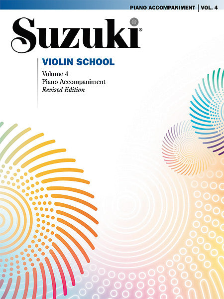 Dr. Shinichi Suzuki: Suzuki Violin School 4 -  Piano Acc.