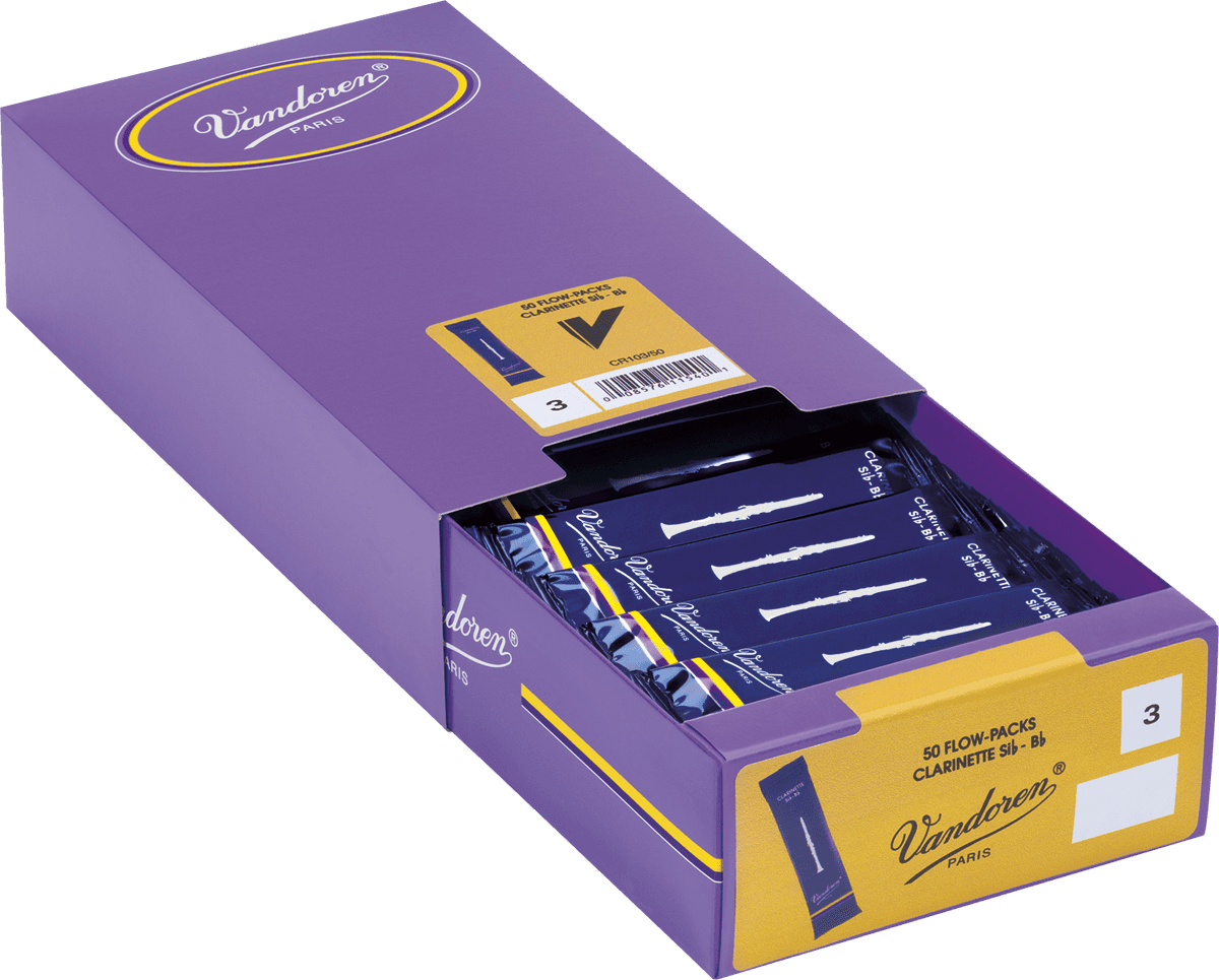 Vandoren CR103-50 Traditional Rieten voor Bb-klarinet 3 - 50 stuks