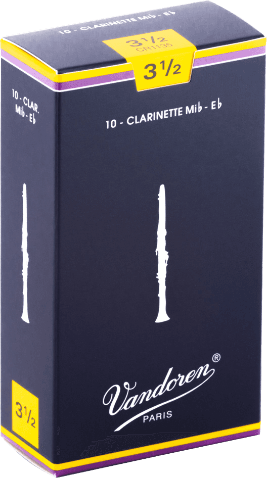 Vandoren CR1135 Traditional Rieten voor Eb-klarinet 3,5 - 10 stuks